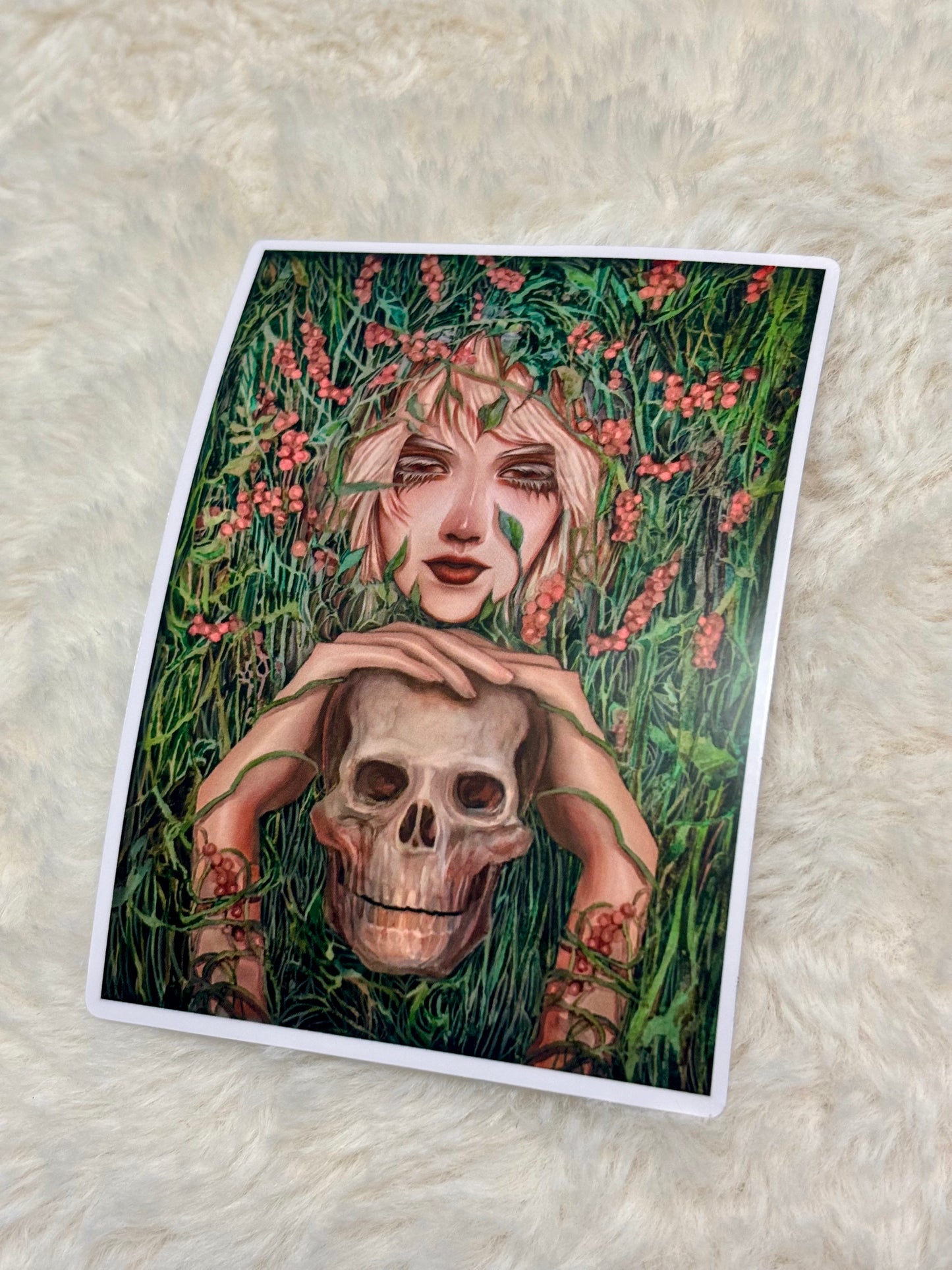 Original Sticker - Mushroom and eternity (4 inches)