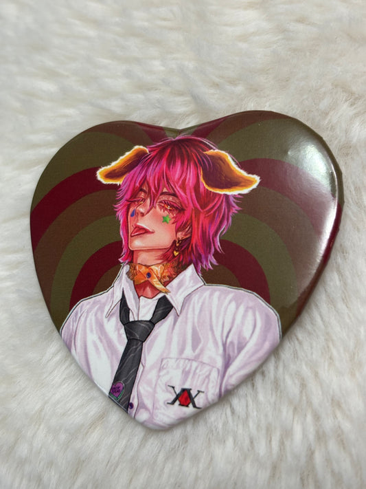 Original Pin Button (Size Around 3 x 4 Inches)