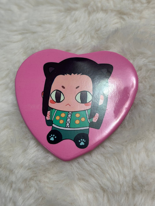 Original Pin Button- Lumi Kitty💕 (Size Around 3 x 4 Inches)