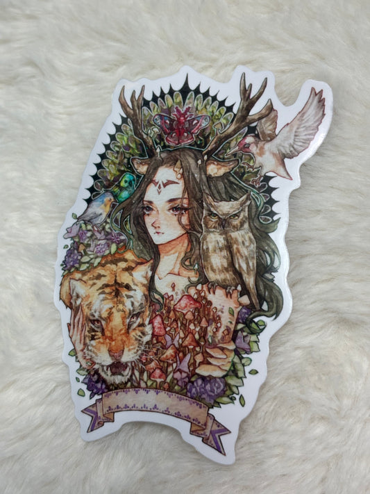 Original Sticker - Deer Elf (4 inches)